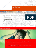 Design Principles: Top Down & Bottom Up Design Aesthetics Use of CAD