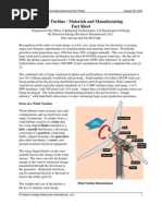 Wind Turbine Materials and Manufacturing FactSheet