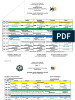 Study Period Study Period: Secondary School Principal IV Public Schools District Supe School Division Superintendent