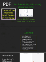 Digital Scholarship Laboratory Workshop Series: I Can Email You A License To Install Tableau On Your Laptop!