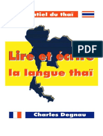 DEGNAU-Lire Et Écrire La Langue Thaï