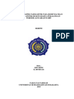 Tinjauan Aspek Farmasetik Pada Resep Racikan Di Lima Apotek Di Kotamadya Pekalongan Periode Januari-Juni 2009