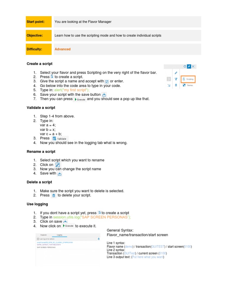 Personas 3 0 Scripting Guide | PDF | Variable (Computer Science ...