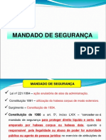 CONTROLE - AULA - 5 - MANDADO DE SEGURAN+çA