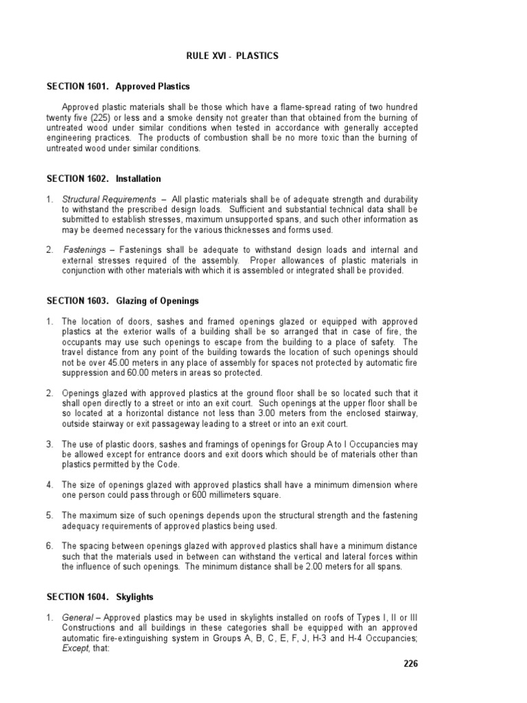PG&E Rule 16: Plastics Safety Standards | PDF | Window | Framing ...