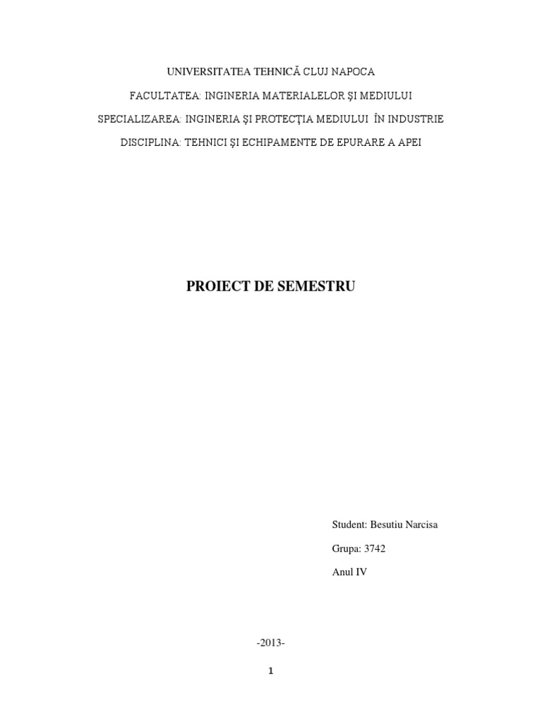 Proiect Apa | PDF