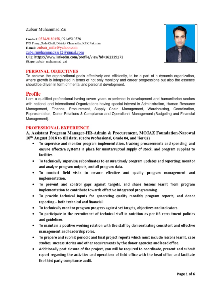 HR & Admin Professional Resume | PDF | Human Resources | Regulatory  Compliance