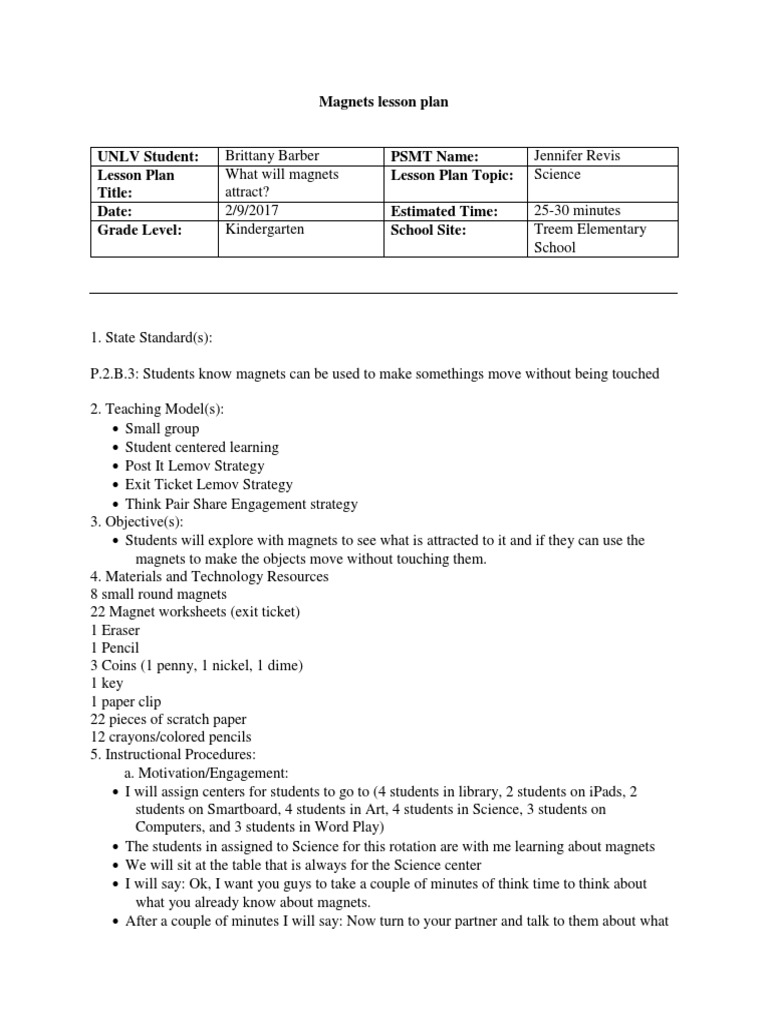 Lesson Plan PDF Lesson Plan