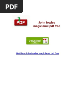 John Fowles Magicianul PDF Free