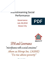 SPM and Governance