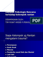 Dampak Bencana THD KLP Rentan - Pps