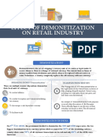 The Impact of Demonetization on the Indian Retail Industry