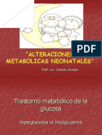 TRASTORNOS METABOLICOS