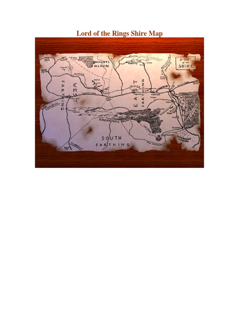 Merp Maps - Shire Map PDF | PDF