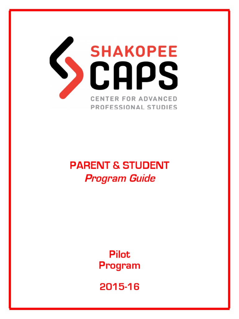 CAPS Program Guide PDF Internship Job Hunting