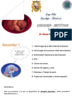Pepas de Ginecologia y Obstetricia