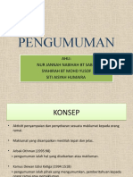 Pengumuman