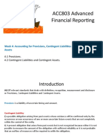 Topic 4 Provisions, Contingent Liabilities and Contingent Assets