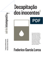 Garcia Lorca - Decapitação Dos Inocentes