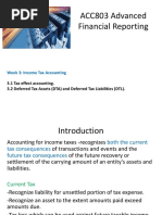 Week 3 Income Tax Accounting