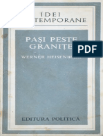 Werner Heisenberg - Pași Peste Granițe PDF