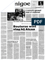 Bouterse Wint Slag Bij Alcoa