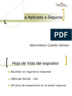 Matemática Aplicada A Seguros