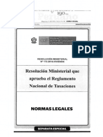 Reglamento Nacional de Tasaciones 2016
