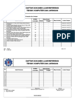 Form Daftar Dokumen Luar Tkj