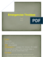 Emergencias Tiroideas V.eller 2013