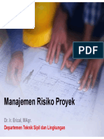 manajemen risiko proyek