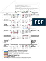 Calendario Escolar Inicial