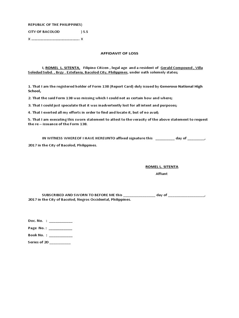 affidavit-of-loss