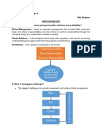 CSR Written Report