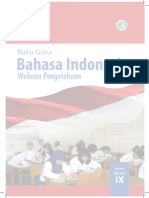 Buku Guru Kelas IX Bahasa Indonesia PDF