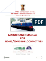 Maintenance Manual For NDM5 ZDM5 NG Locomotive PDF