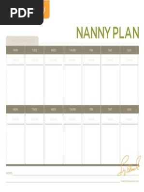 Weekly Meal Plan