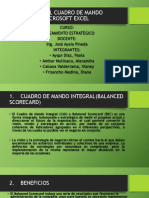 Desarrollo Del Cuadro de Mando Integral en Microsoft