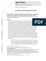 A Direct GABAergic Output From The Basal Ganglia To Frontal Cortex