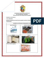 Alimentos Segun Sistema NOVA