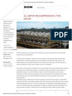 Thermal Vapor Recompression (TVR) Evaporator - Swenson Technology