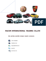 Fiacom MG Rover Parts Catalog