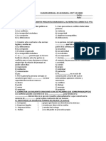 Examen Mensual de Formacion Ciudadana y Civica 4 Y5 Iibim