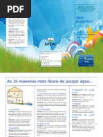 Folheto Poupar Agua