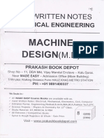 Mech - 8.machne Desgin (MD) PDF