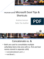 Advanced Excel Tips
