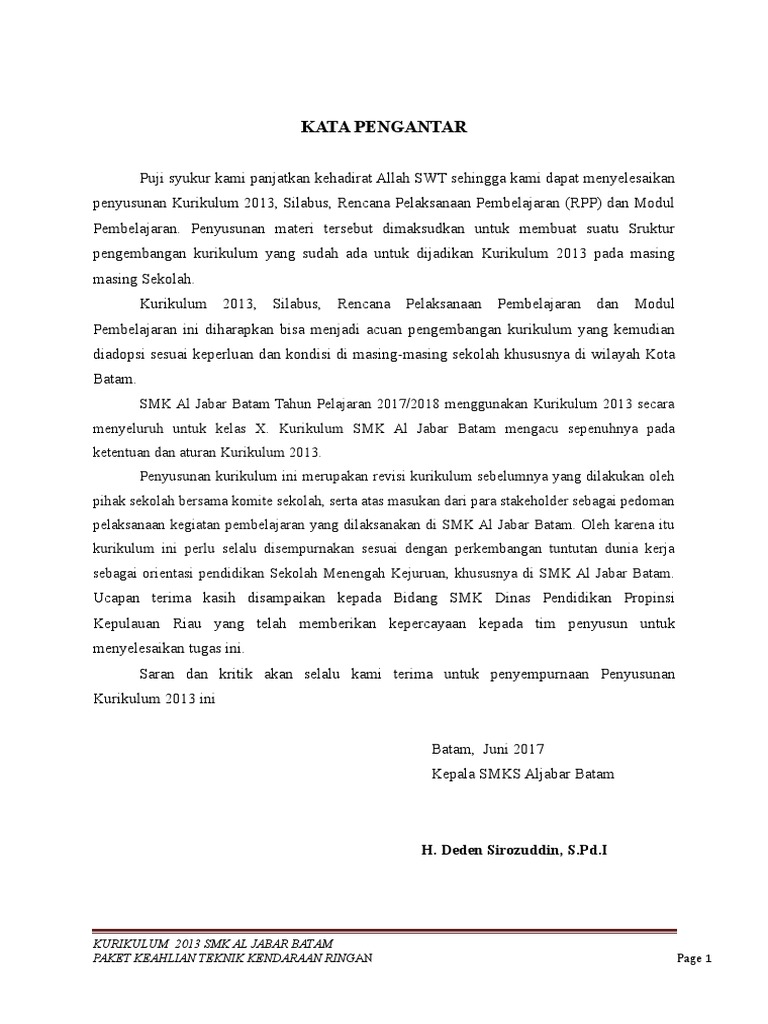Ktsp 2013 Tkr Smk Al Jabar Pdf