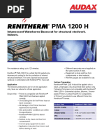 PMA 1200 H Datenblatt Renitherm En