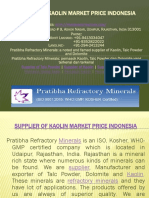 Supplier of Kaolin Market Price Indonesia