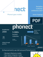 Customer presentation. Phonect goes mobile